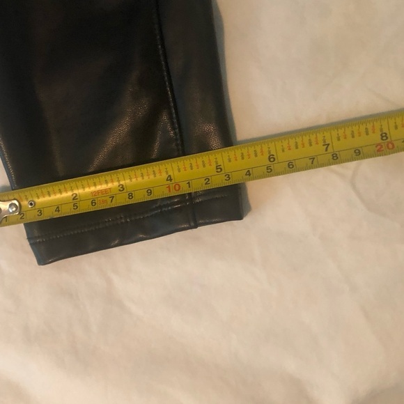 Torrid black faux leather trousers size 10 - Picture 15 of 16